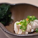 鮨みやもと - 鱈の白子ポン酢