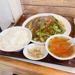 盛 - 空心菜？の定食