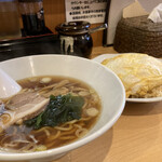 札幌軒 - チャン玉＋半ラーメン　　　900円