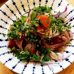 焼酎と手しごと料理の店　まさや - カツオのたたき