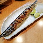 焼酎と手しごと料理の店　まさや - サンマ塩焼き