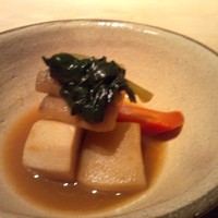 千翠 - 野菜の炊き合わせ