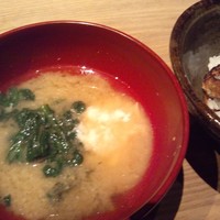 千翠 - 味噌汁＆白ご飯