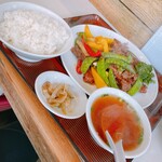 盛 - 和牛オイスターソース定食