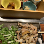 Kashiwa - せせりとエリンギの鉄板焼き