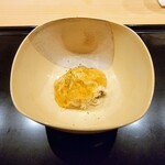 鮨 おおが - ワタリガニに柑橘のジュレ