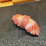 鮨 おおが - 大トロ蛇腹