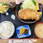 とん茂 - 上とんかつ定食1,250円税込