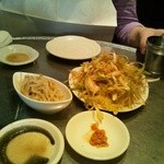 韓国亭豚や - ねぎが山盛り