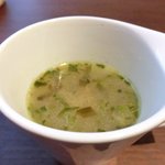 ビストロ レ・サリーブ - ランチセット 1000円 のスープ