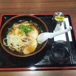 あじわい処 麺 - 福山ラーメン煮卵入り (税込)600円 (2021.10/上旬)