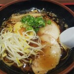 あじわい処 麺 - 福山ラーメン煮卵入り (税込)600円 ※拡大② (2021.10/上旬)