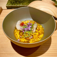 饗庵大乃 - 金目鯛　香味出汁　菊花　芽葱　花穂