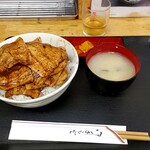 ぶた福 - ミックス豚丼　９６０円　+　ライス大盛　１６０円　+　肉　大盛　２２０円