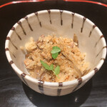 鳥匠 いし井 - 地鶏の炊き込みご飯→やっぱり旨い！地鶏の炊き込み！鉄板でした♫