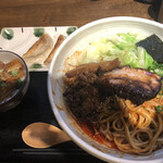 竹風 - 汁なし担々麺　竹風セット