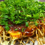 みなみお好み焼 - 肉玉そばダブル