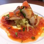 ビストロ レ・サリーブ - ランチセット 1000円 の赤魚のポワレ トマトソース