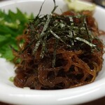 立呑み きむらや - ざるモズク