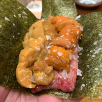 銀座 ちかみつ 六丁目 - うにドッグ