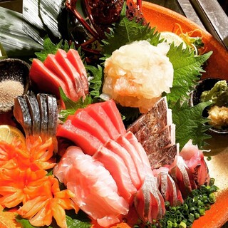 Uoma's must-try! "Assorted sashimi"