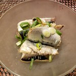 あし柄 - 自家製のオイルサーディン