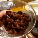 あし柄 - 渋いデザートの小豆