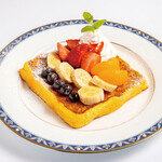 French cuisine with seasonal fruits