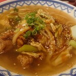 万里 - 万里ラーメン 肉そば(700円)
。
            