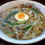 ら～めん 寺子屋 麺倶楽部 - ねぎらーめん大盛り・麺硬め