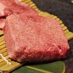 西麻布 焼肉 X - 但馬牛タン 厚切り