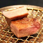 西麻布 焼肉 X - 但馬牛タン　厚切り