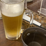 Koshikini Harukaze Genzaichi - 生ビールと焼酎お湯割り