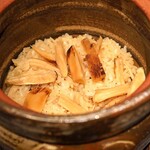 西麻布 焼肉 X - 松茸土鍋御飯