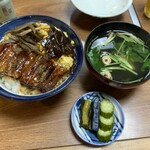 一千代 - ウナ飯1200円