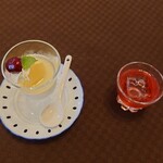 レストラン　ココット - 和ぷりん、林檎コンポート、ざくろ酢