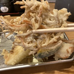 天ぷら さいとう - きんぴらって、かき揚げなのね。