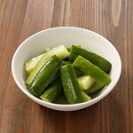 salted cucumber