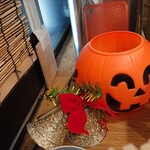 横浜家系ラーメン 蓮 - ハロウィン♪こういう装飾にお店の心配りが見えます