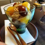 菊乃井 - モンブランパフェ