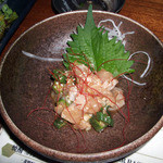 Izakaya Shima - 鶏ささみのゆず胡椒風味（コースメニュー；２００９年５月）