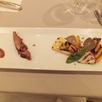 モン・フレーブ - 野菜のグリルと鴨腿肉のコンフィー