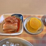 中華そば 焼肉ささき - キムチ タクアン