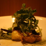 RISTORANTE IL NODO - 小田原山北のモクズガニ クレソン 香茸 志村さんのマコモダケアップ