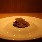 RISTORANTE IL NODO - 小坪漁港の太刀魚 秋野菜 バーニャカウダ 谷田さんの小田原トリュフ