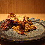 RISTORANTE IL NODO - タリアテッレ 鎌倉海老 山北の天然舞茸 トマトソース