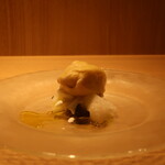 RISTORANTE IL NODO - 秋のはじまり ナシ ナス ほうじ茶 フロマージュブラン