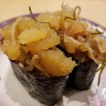 回転寿し トリトン - 松前数の子軍艦。