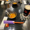 かなさんどー - 料理写真:つきだしは「鶏と豆のトマト煮」