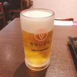 ささいずみ - 生ビール